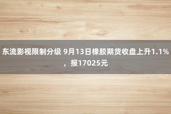 东流影视限制分级 9月13日橡胶期货收盘上升1.1%，报17025元