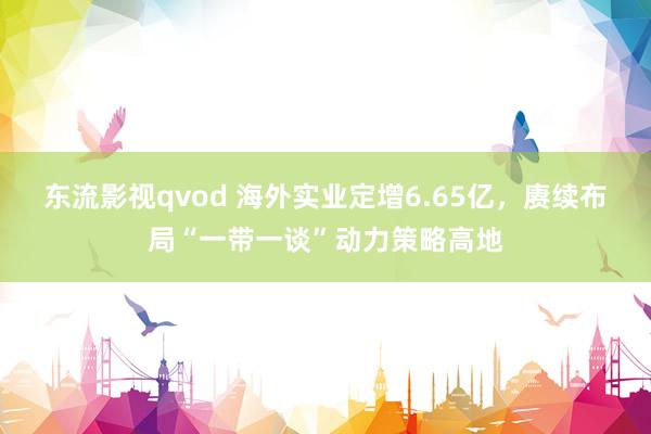 东流影视qvod 海外实业定增6.65亿，赓续布局“一带一谈”动力策略高地