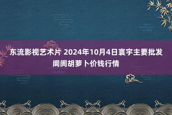 东流影视艺术片 2024年10月4日寰宇主要批发阛阓胡萝卜价钱行情