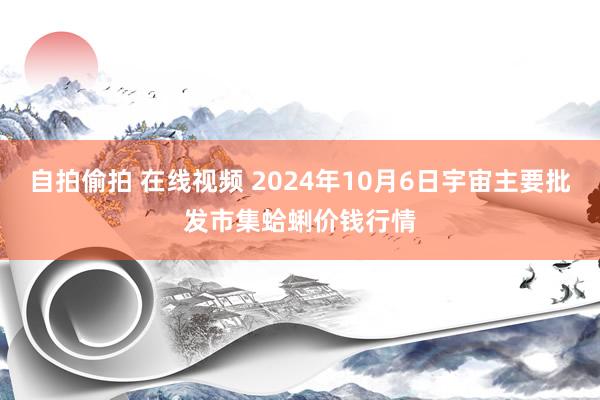 自拍偷拍 在线视频 2024年10月6日宇宙主要批发市集蛤蜊价钱行情