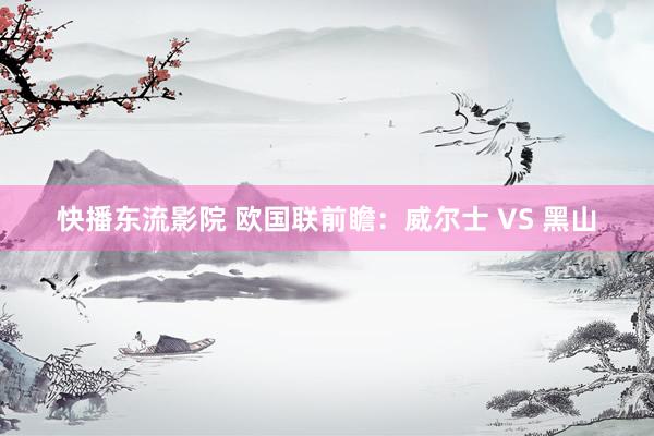 快播东流影院 欧国联前瞻：威尔士 VS 黑山