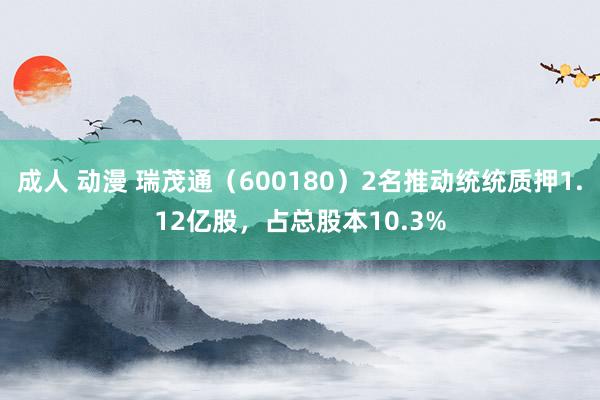 成人 动漫 瑞茂通（600180）2名推动统统质押1.12亿股，占总股本10.3%