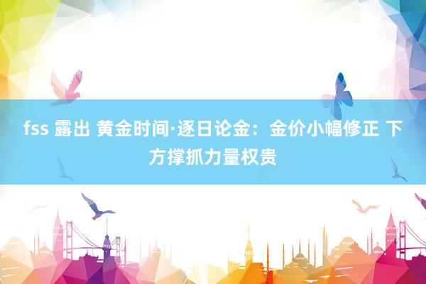 fss 露出 黄金时间·逐日论金：金价小幅修正 下方撑抓力量权贵