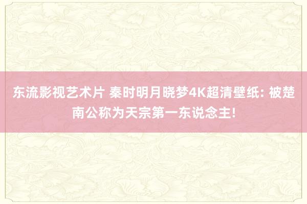 东流影视艺术片 秦时明月晓梦4K超清壁纸: 被楚南公称为天宗第一东说念主!