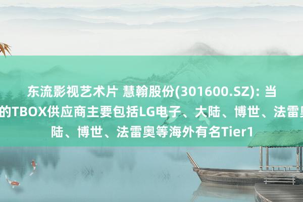 东流影视艺术片 慧翰股份(301600.SZ): 当今外资车及联合车的TBOX供应商主要包括LG电子、大陆、博世、法雷奥等海外有名Tier1