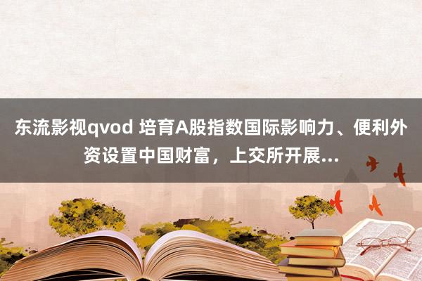 东流影视qvod 培育A股指数国际影响力、便利外资设置中国财富，上交所开展...