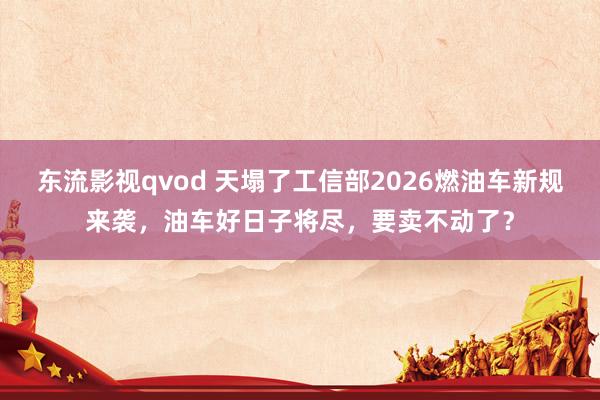 东流影视qvod 天塌了工信部2026燃油车新规来袭，油车好日子将尽，要卖不动了？