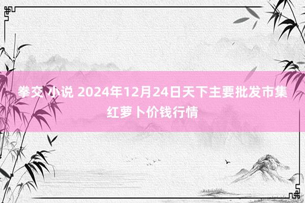 拳交 小说 2024年12月24日天下主要批发市集红萝卜价钱行情