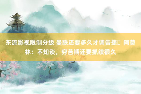 东流影视限制分级 曼联还要多久才调告捷❓阿莫林：不知谈，穷苦期还要抓续很久