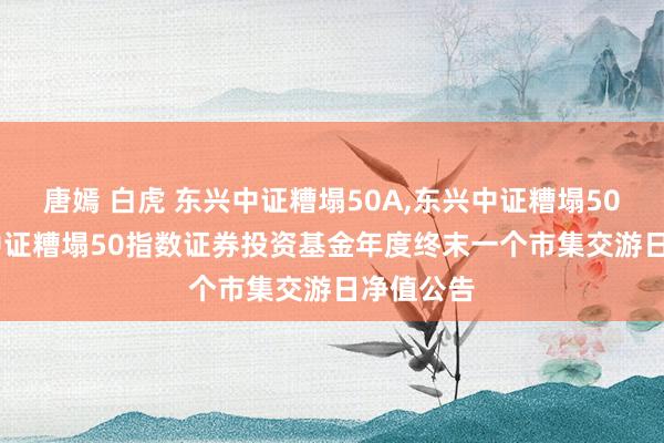 唐嫣 白虎 东兴中证糟塌50A，东兴中证糟塌50C: 东兴中证糟塌50指数证券投资基金年度终末一个市集交游日净值公告