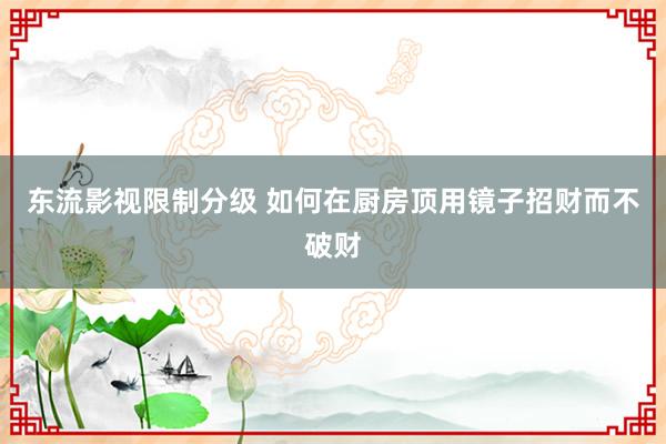 东流影视限制分级 如何在厨房顶用镜子招财而不破财