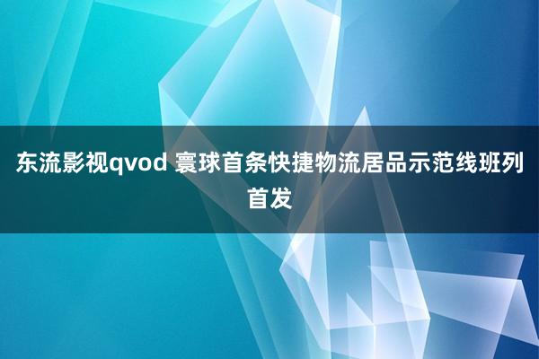 东流影视qvod 寰球首条快捷物流居品示范线班列首发