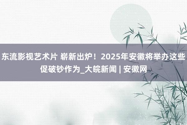 东流影视艺术片 崭新出炉！2025年安徽将举办这些促破钞作为_大皖新闻 | 安徽网