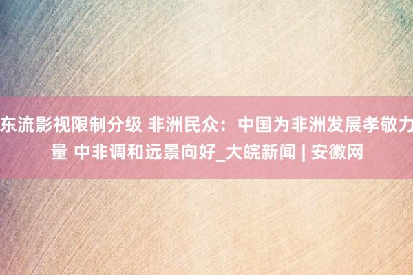 东流影视限制分级 非洲民众：中国为非洲发展孝敬力量 中非调和远景向好_大皖新闻 | 安徽网